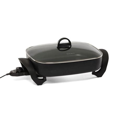 With its non-stick surface, adjustable temperature control, and ample cooking capacity, this skillet is a versatile appliance that can handle anything from frying and. . West bend electric skillet